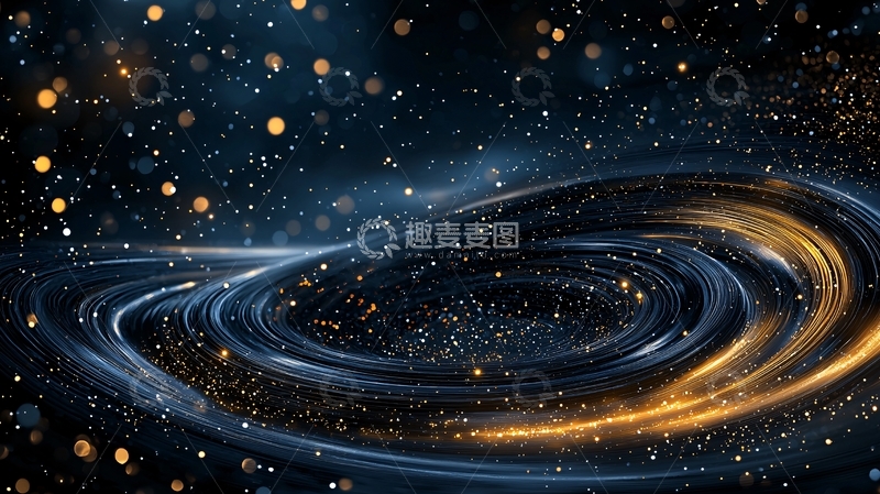 高清大图下载【趣麦麦图】星河漩涡动态背景图