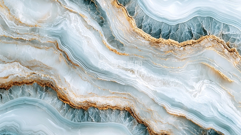 高清大图下载【趣麦麦图】蓝白渐变纹理大理石背景