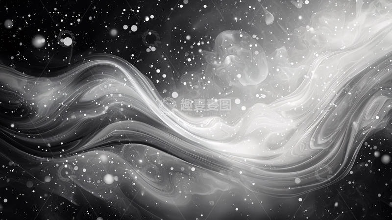 高清大图下载【趣麦麦图】抽象流动线条背景素材