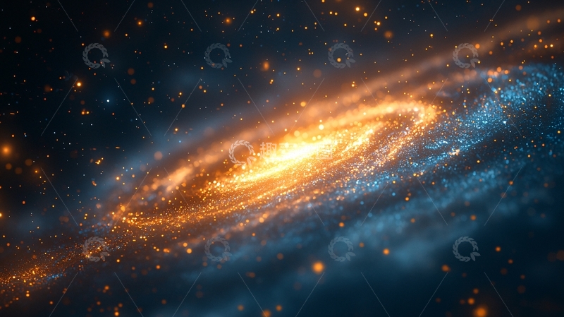 高清大图下载【趣麦麦图】星河璀璨夜空背景