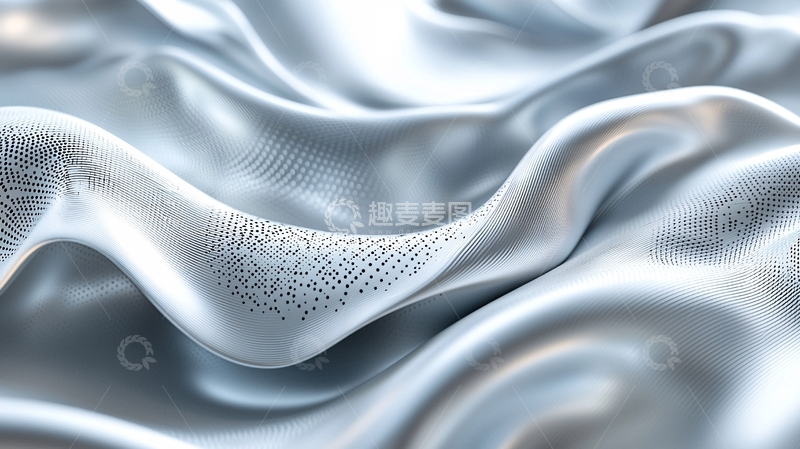 高清大图下载【趣麦麦图】波纹金属质感抽象背景