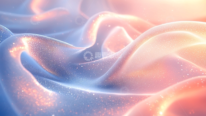 高清大图下载【趣麦麦图】梦幻波浪纹理背景素材