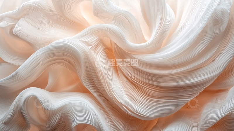 高清大图下载【趣麦麦图】抽象线条流动背景