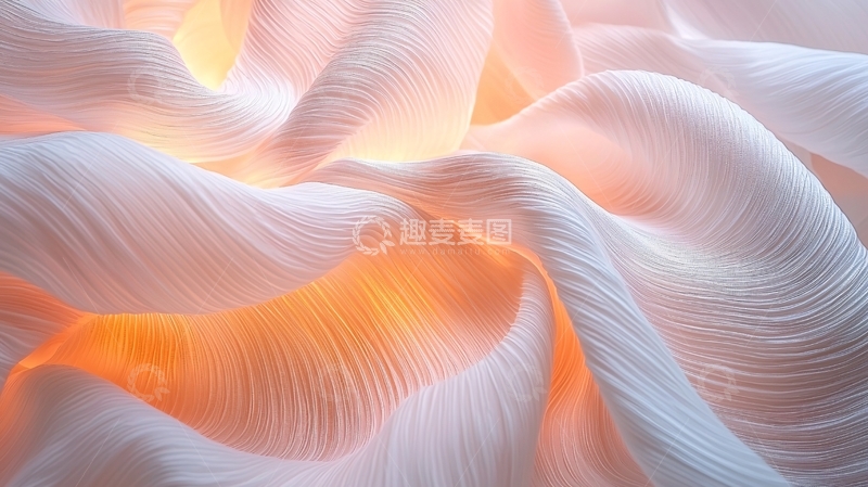 高清大图下载【趣麦麦图】柔和波纹抽象背景