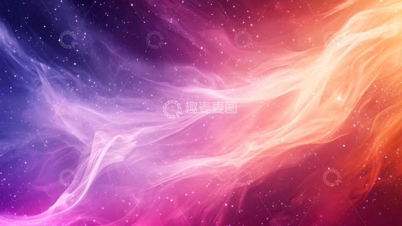 高清大图下载【趣麦麦图】梦幻星空抽象背景