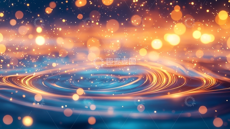高清大图下载【趣麦麦图】光影涟漪背景素材