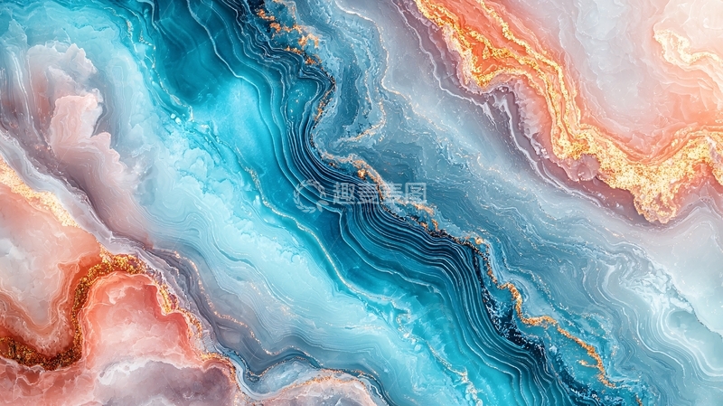 高清大图下载【趣麦麦图】抽象大理石纹理背景