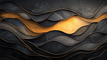 金色波浪纹理背景素材