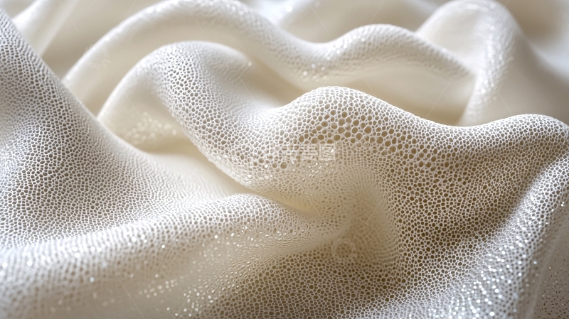 高清大图下载【趣麦麦图】白色波纹纹理面料