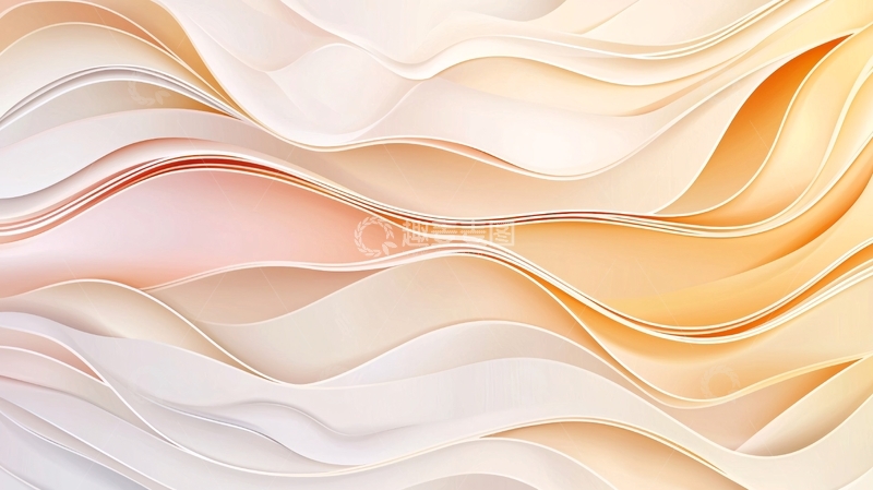 高清大图下载【趣麦麦图】抽象波浪线条背景素材