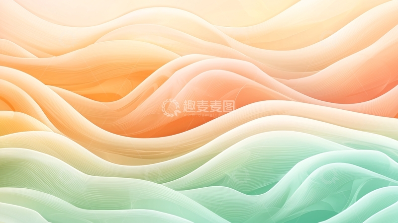 高清大图下载【趣麦麦图】抽象波浪纹理背景图