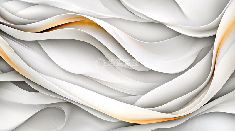 高清大图下载【趣麦麦图】抽象波浪线条背景素材