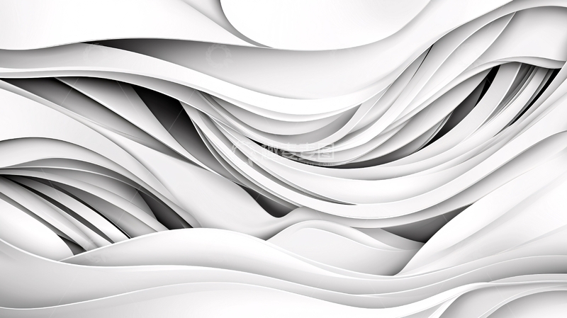 高清大图下载【趣麦麦图】抽象波浪线条背景素材