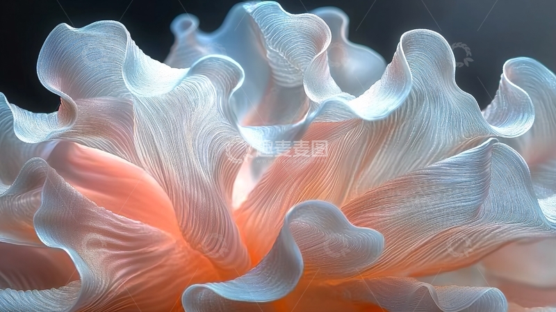 高清大图下载【趣麦麦图】抽象波浪纹理背景