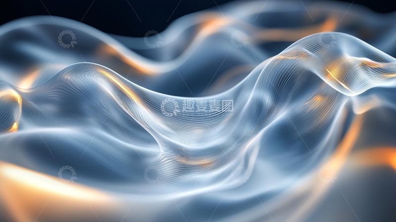 高清大图下载【趣麦麦图】流动的光波纹理背景