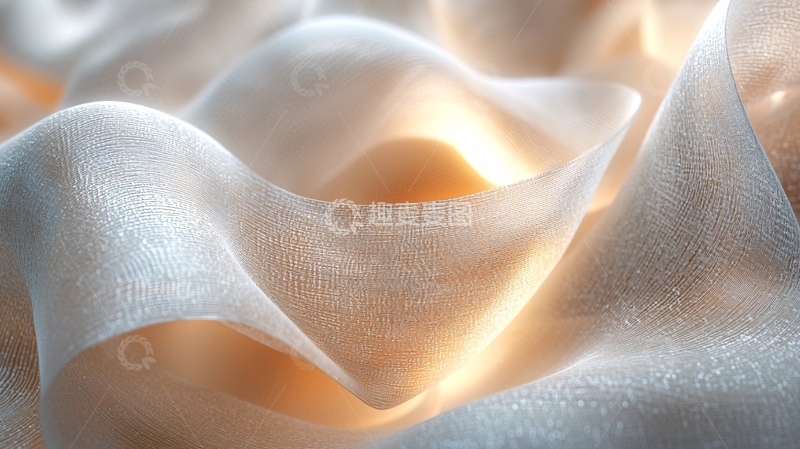 高清大图下载【趣麦麦图】波浪纹理面料背景