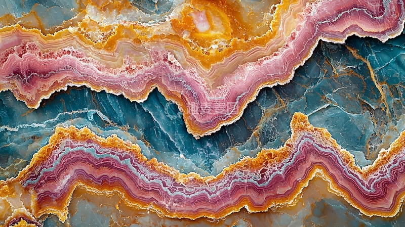 色彩斑斓的岩石纹理背景