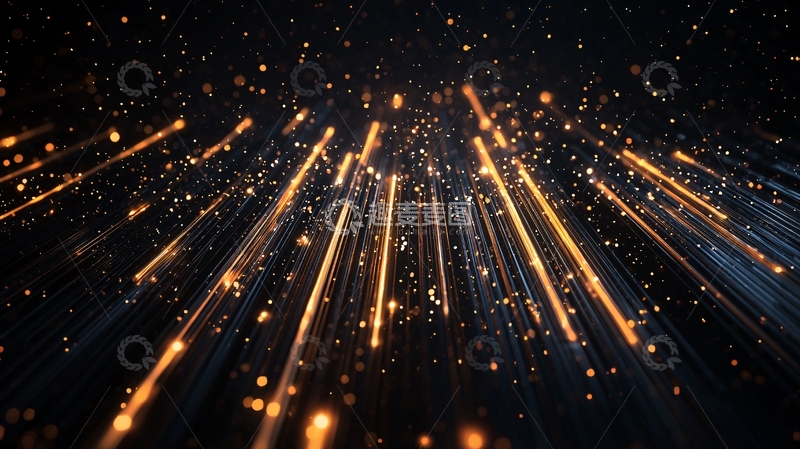 高清大图下载【趣麦麦图】光束粒子效果背景素材