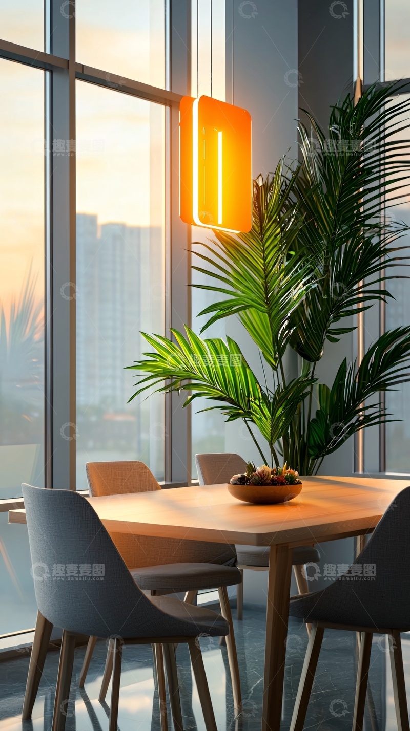 高清大图下载【趣麦麦图】现代简约餐厅设计