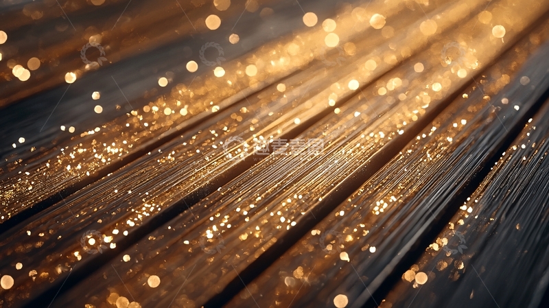 高清大图下载【趣麦麦图】金色光束闪烁背景