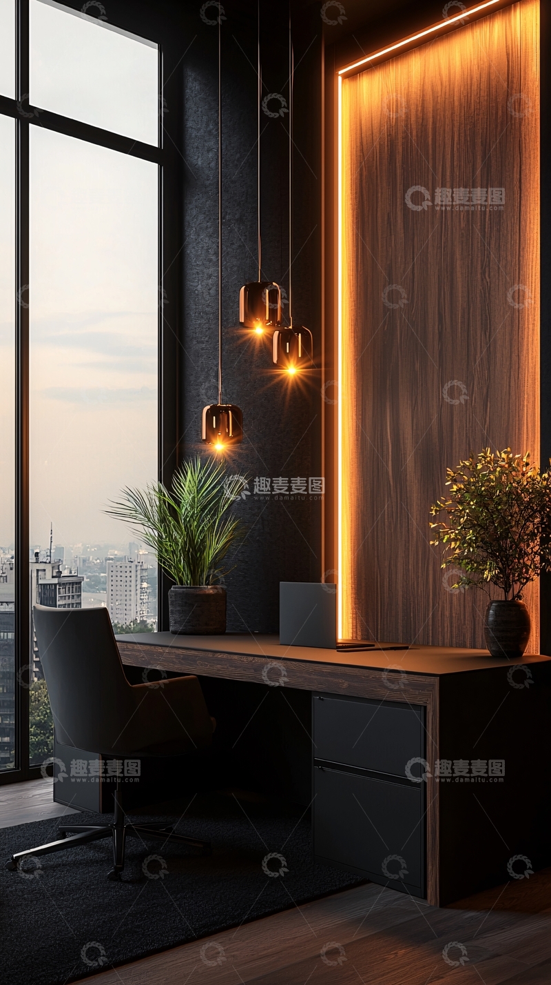 高清大图下载【趣麦麦图】现代简约办公室设计