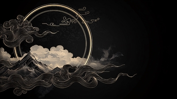 山海云雾图高清图片