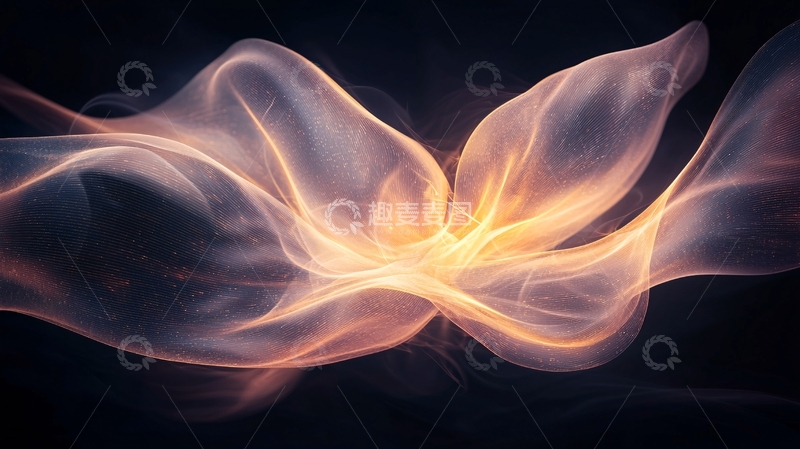 高清大图下载【趣麦麦图】抽象光波艺术背景