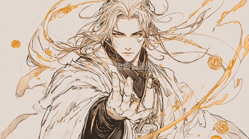 高清大图下载【趣麦麦图】飘逸仙侠人物插画