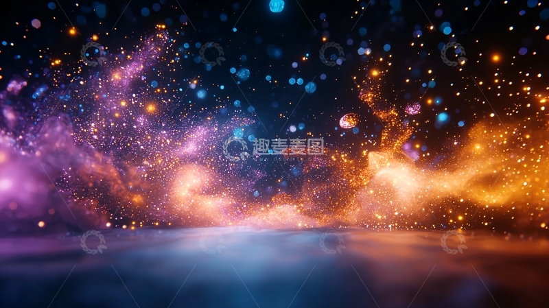 高清大图下载【趣麦麦图】梦幻星空下的神秘场景