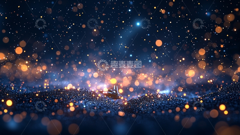 高清大图下载【趣麦麦图】星际迷航：宇宙中的神秘光点