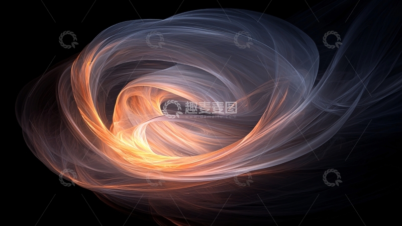 高清大图下载【趣麦麦图】抽象漩涡光影艺术背景