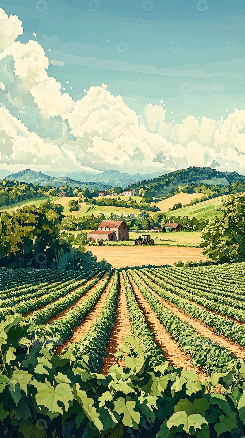 高清大图下载【趣麦麦图】乡村田园风光