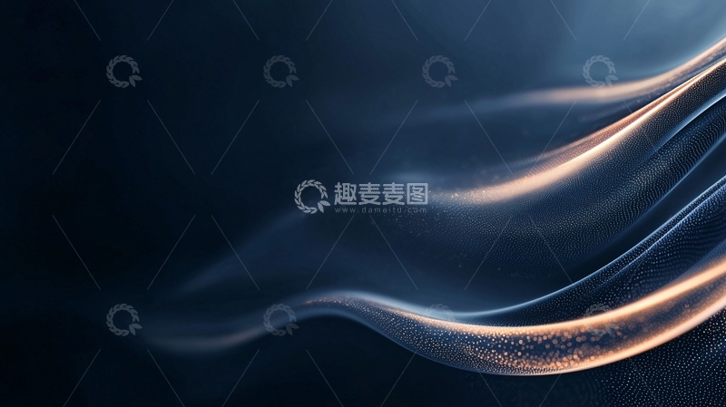 高清大图下载【趣麦麦图】流光溢彩的动态波纹背景