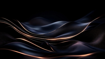 抽象波浪光影效果背景图