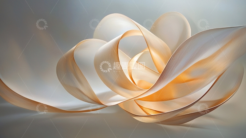 高清大图下载【趣麦麦图】抽象艺术线条雕塑设计