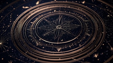 星空下的神秘圆形图案