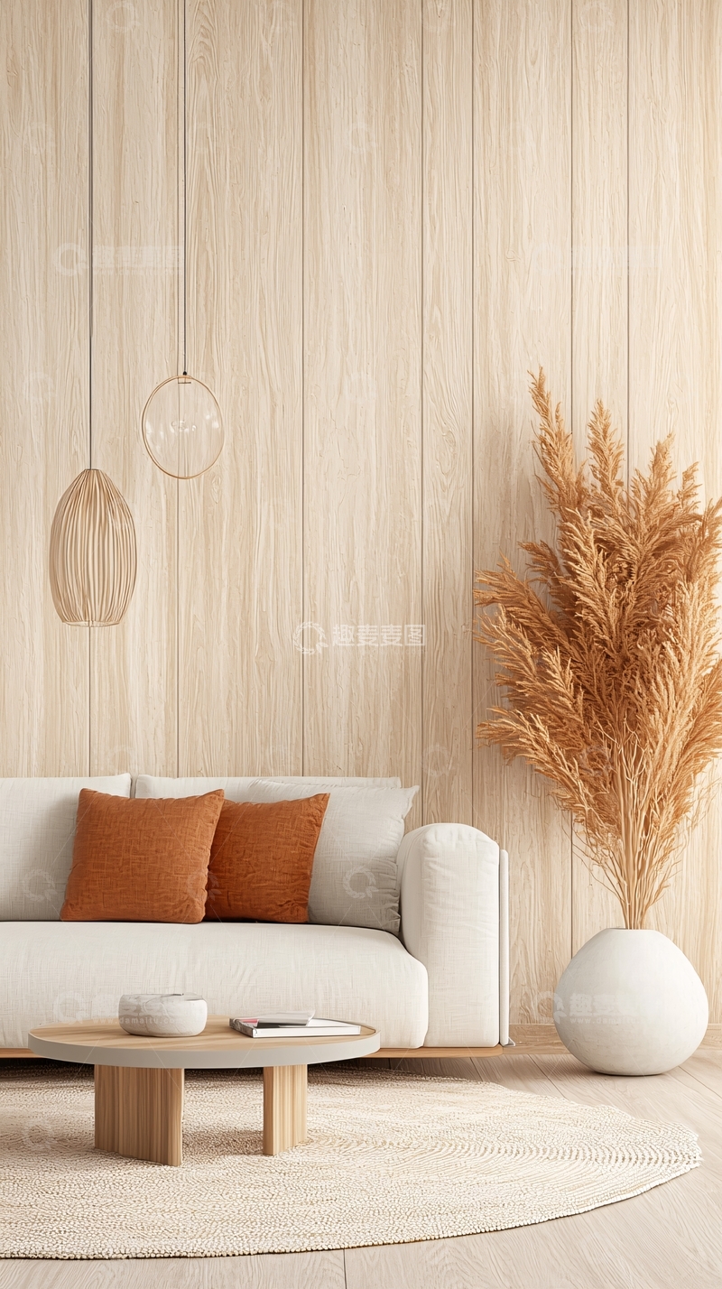 高清大图下载【趣麦麦图】简约现代客厅装饰设计