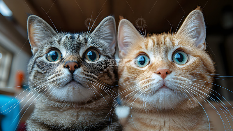 高清大图下载【趣麦麦图】可爱猫猫头摄影2