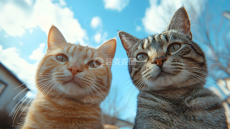 高清大图下载【趣麦麦图】可爱猫猫头摄影