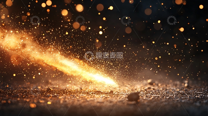 高清大图下载【趣麦麦图】流星雨下的璀璨光芒