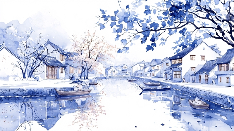 高清大图下载【趣麦麦图】江南水乡宁静时光