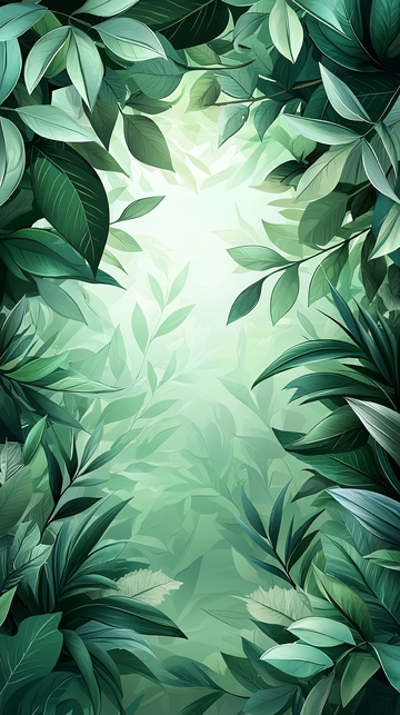 绿色植物背景自然风景