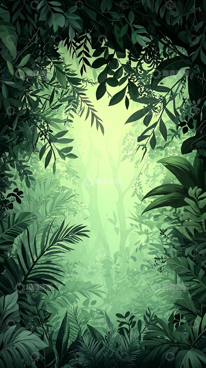 高清大图下载【趣麦麦图】热带雨林自然风光