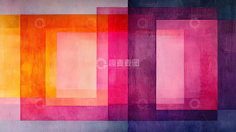 高清大图下载【趣麦麦图】抽象几何色彩拼接背景图