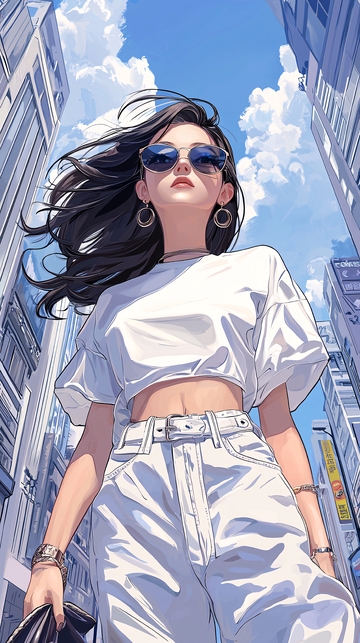 时尚街拍：现代都市女性