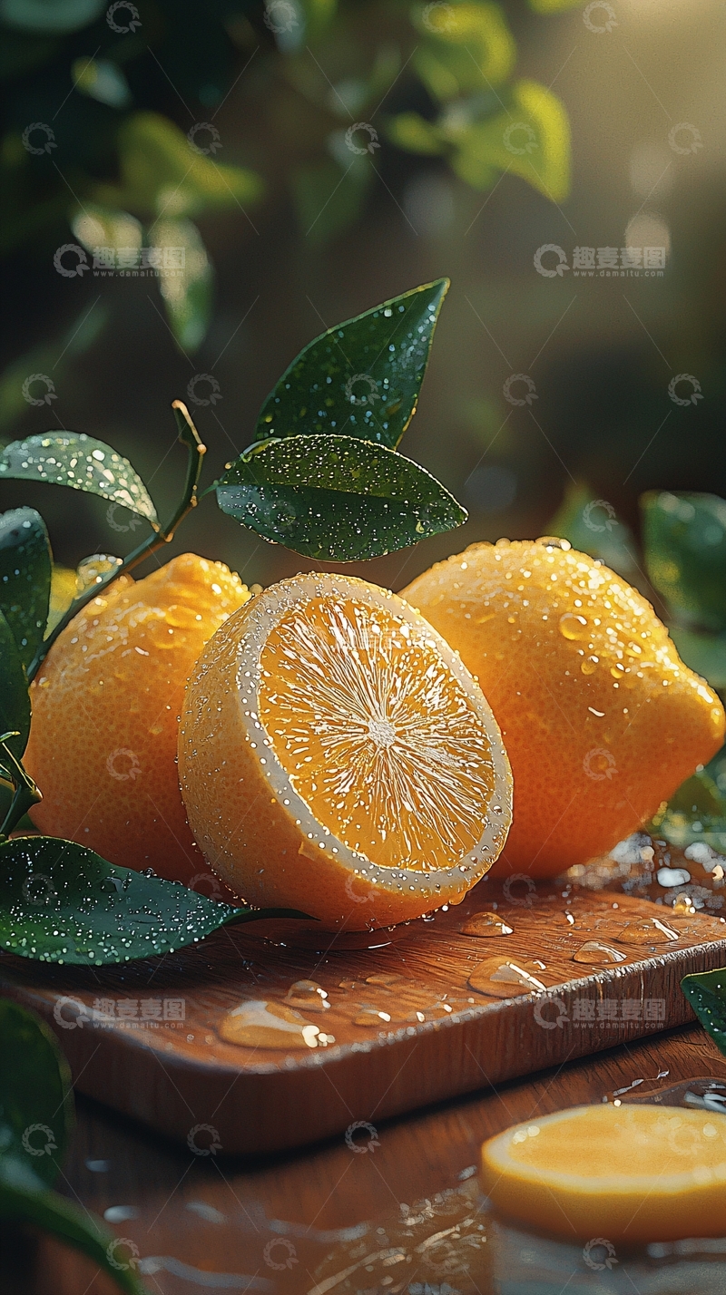 高清大图下载【趣麦麦图】清新柠檬水果素材