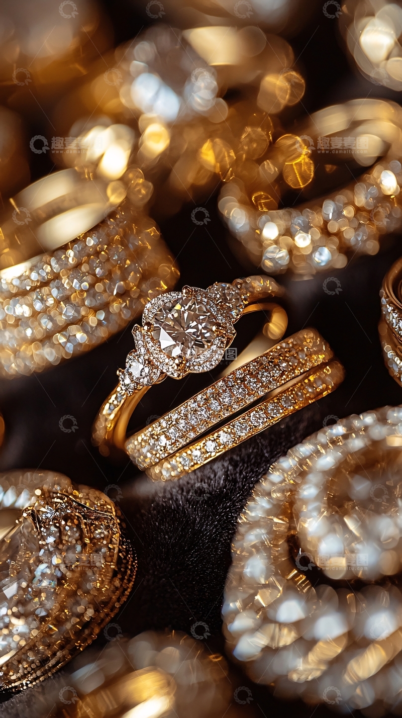 高清大图下载【趣麦麦图】璀璨钻石戒指集合