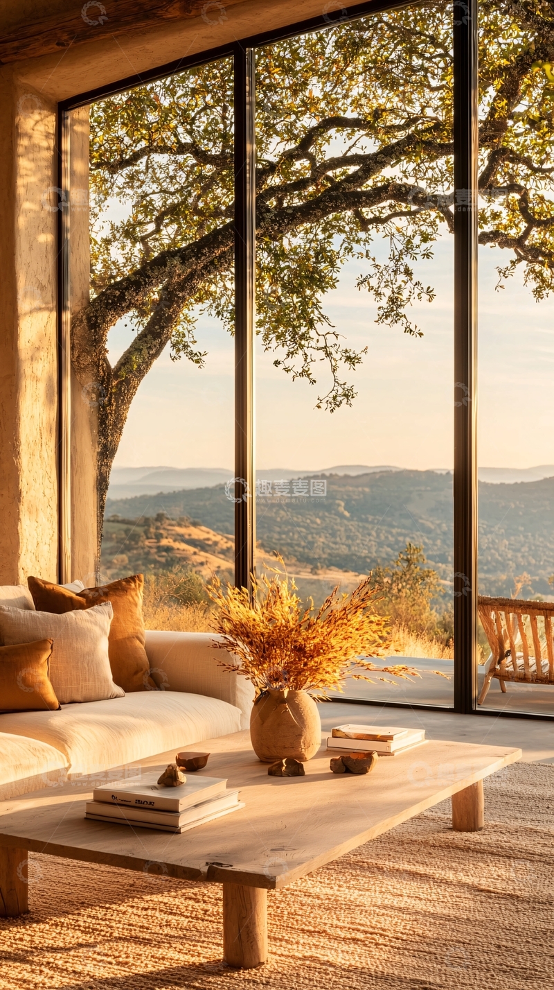 高清大图下载【趣麦麦图】乡村自然景观客厅室内设计