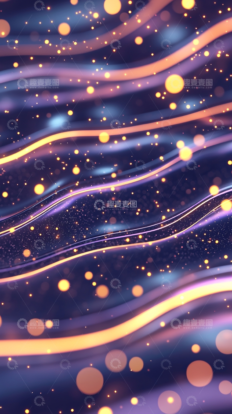 高清大图下载【趣麦麦图】波光粼粼的抽象线条背景