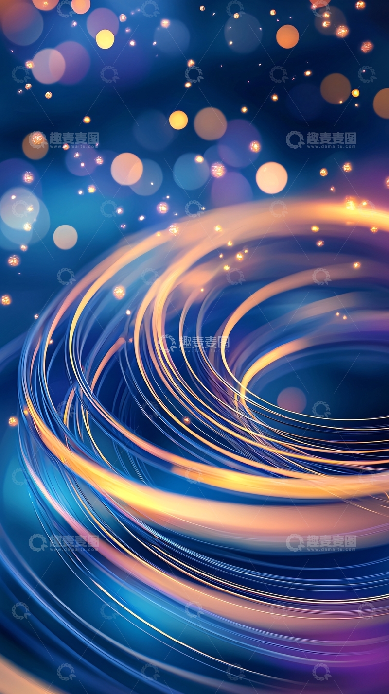 高清大图下载【趣麦麦图】光流漩涡背景素材